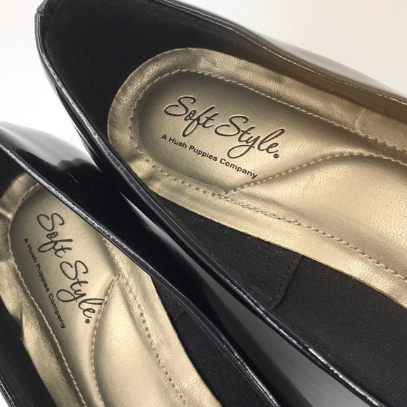 Hush Puppies Soft Style Round Toe Black low heel - Picture 7 of 11